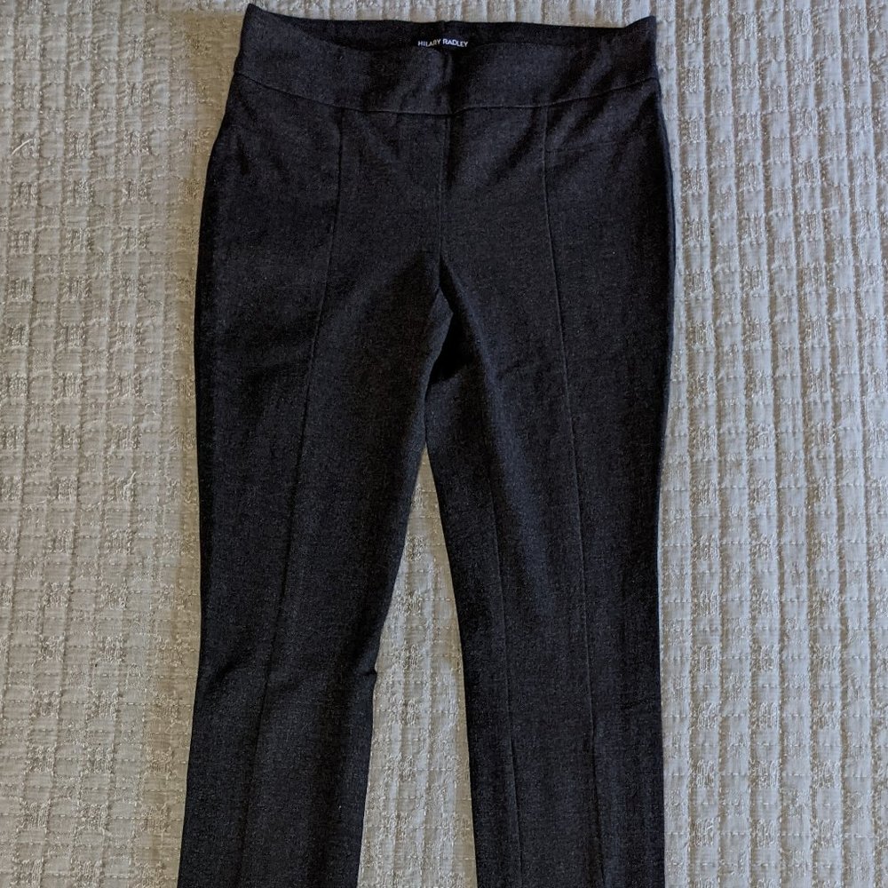 Hilary Radley Women Ponte Slim Leg Stretch Pants 1048626 Black S